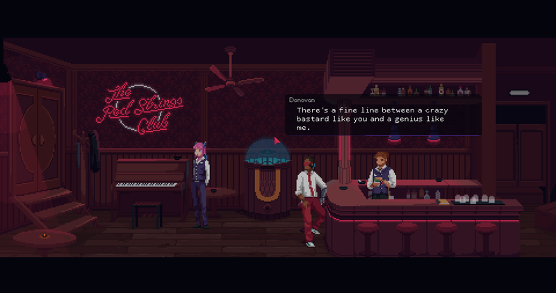 Illustration for article titled A Cyberpunk Game Where You Manipulate People With Alcohol